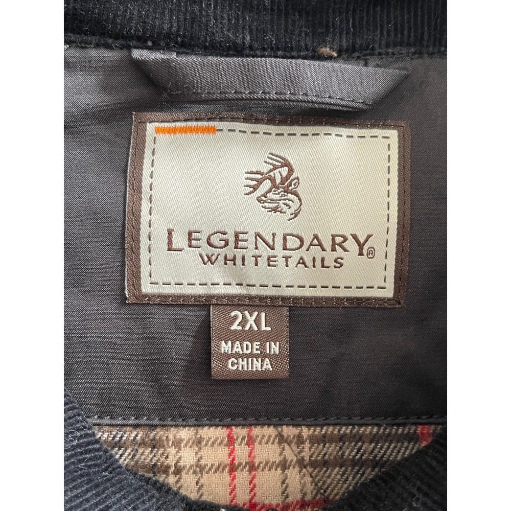 Legendary Whitetails Tough As Buck Field Jacket Plaid‎ Lined Chore Work Coat - Picture 5 of 8